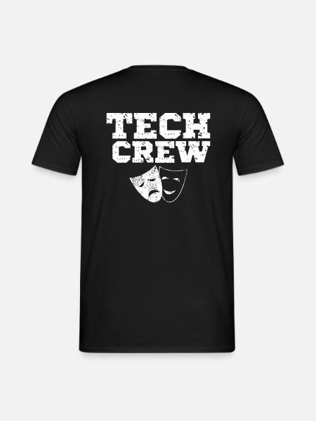 Tech Crew Sound Theater Uniform Musical Studio - Men's T-Shirt - black