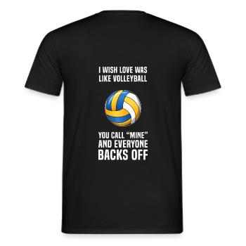 Volley-ball - T-shirt homme - noir - Dos - AI Model Male 178 light (178cm)