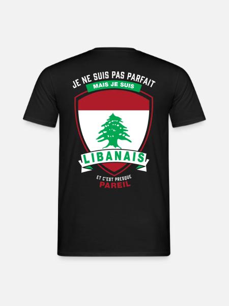 Libanais Parfait - T-shirt homme - noir