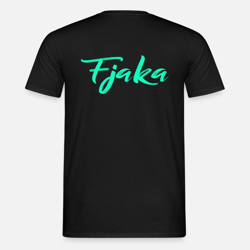 Fjaka - Männer T-Shirt - Schwarz
