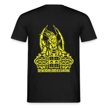 Tekno People Europe - T-shirt homme - noir - Dos - AI Model Male 178 light (178cm)