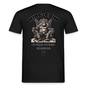 Pièce King - T-shirt homme - noir - Dos - AI Model Male 178 light (178cm)