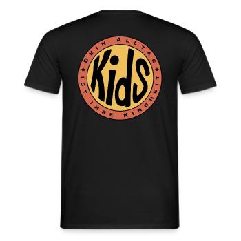 Kids Alltag Kindheit - Männer T-Shirt - Schwarz - Hinten - AI Model Male 178 light (178cm)