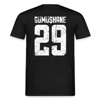 Gümüshane 29 Turkey Turkiye Gift Holiday TR - Men's T-Shirt - black - Back - AI Model Male 178 light (178cm)