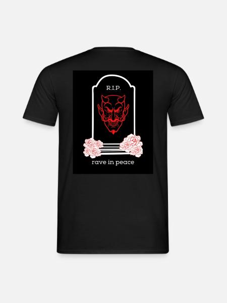 Rave in Peace Techno Shirt - Männer T-Shirt - Schwarz