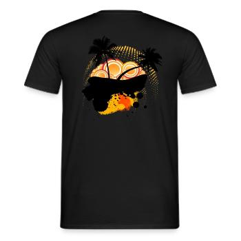 Sunset Sunrise - Men's T-Shirt - black - Back - AI Model Male 178 light (178cm)