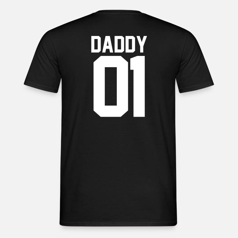 Daddy 01 - Männer T-Shirt - Schwarz