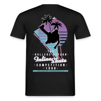 The Competition 1998 - Men's T-Shirt - black - Back - AI Model Male 178 light (178cm)