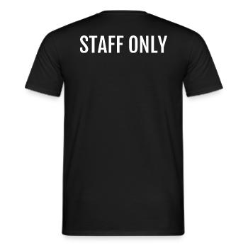 T Shirt Design 6 - Männer T-Shirt - Schwarz - Hinten - AI Model Male 178 light (178cm)