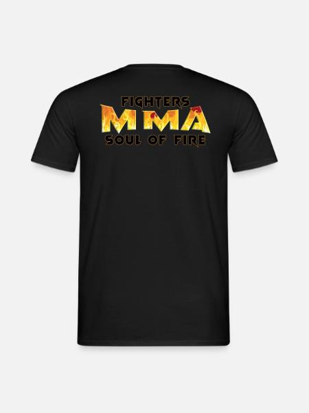 MMA FIGHT FIRE - T-SHIRT Mixed martial arts - T-shirt homme - noir