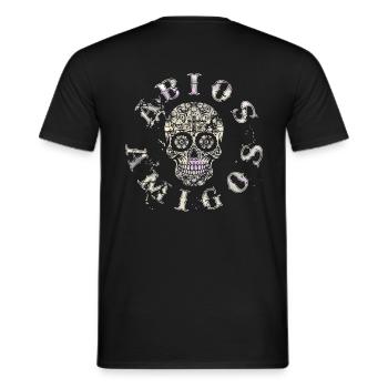 Abios Amigos Vintage - Männer T-Shirt - Schwarz - Hinten - AI Model Male 178 light (178cm)