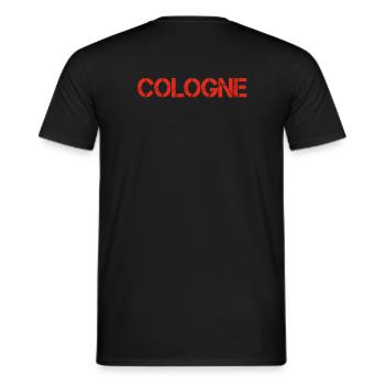 Cologne Köln Kölle - T-shirt homme - noir - Dos - AI Model Male 178 light (178cm)