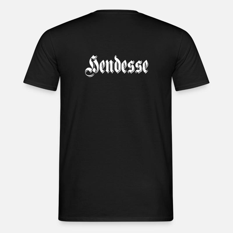 Handschuhsheim Hendesse - Männer T-Shirt - Schwarz