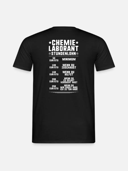 Kjemisk laboratorietekniker Kjemisk laboratorietekniker Kjemi Kjemisk laboratorium - T-skjorte herre - svart