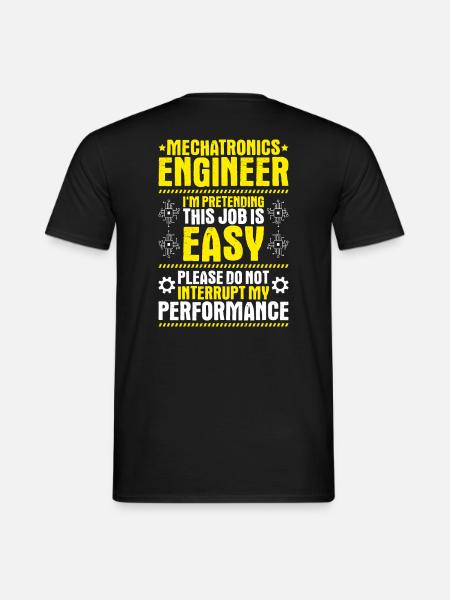 Mechatroniker Mechatronik Mechatronics Engineer - Men's T-Shirt - black