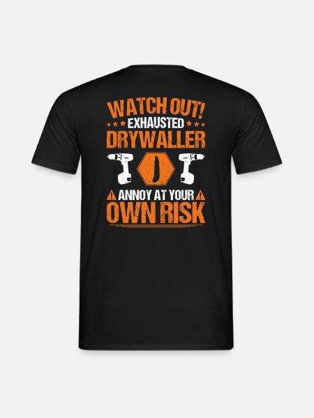 Drywall fitter Drywaller - Men's T-Shirt - black