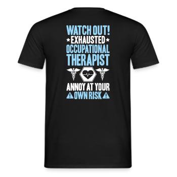 Ergotherapeut Ergotherapie Occupational Therapist - Männer T-Shirt - Schwarz - Hinten - AI Model Male 178 light (178cm)