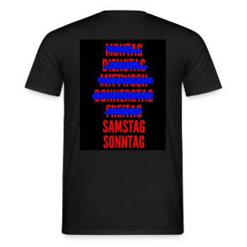 Hoch die Hände Wochenende - Männer T-Shirt - Schwarz - Hinten - AI Model Male 178 light (178cm)