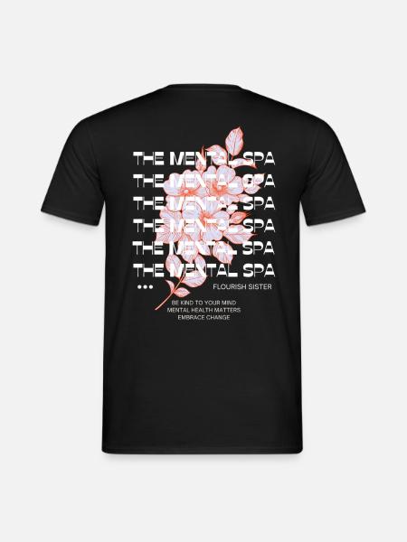 THE MENTAL SPA - Männer T-Shirt - Schwarz