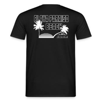 Cuba - T-shirt homme - noir - Dos - AI Model Male 178 light (178cm)