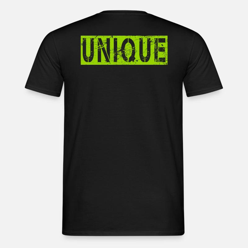 unique - Männer T-Shirt - Schwarz