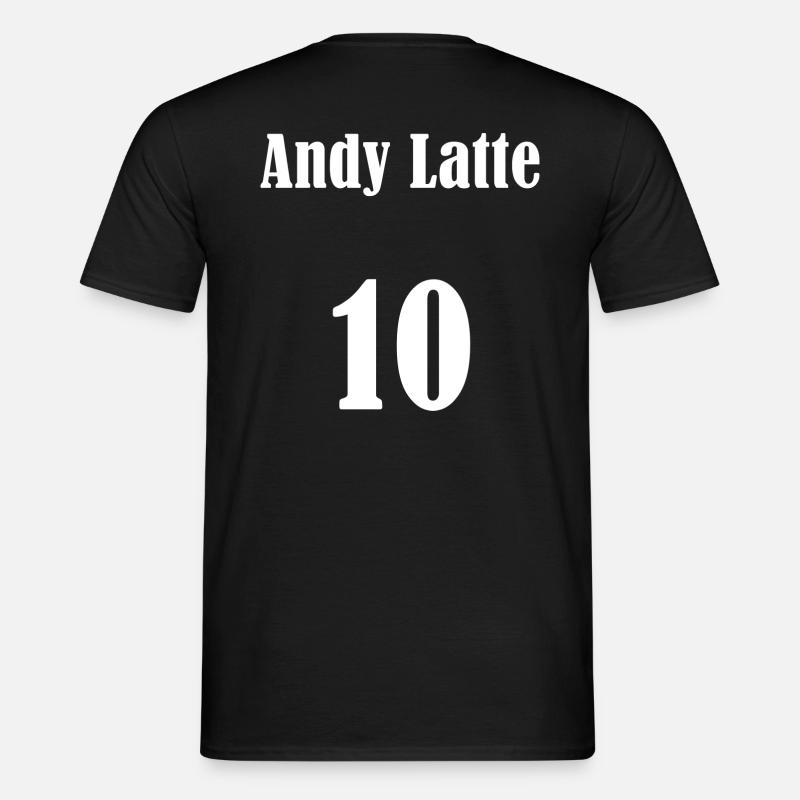 Andy Latte - Trikot - Männer T-Shirt - Schwarz