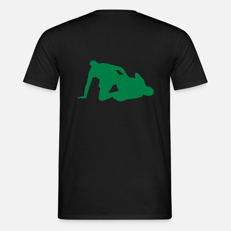 Grappling Leg Control Silhouette - Men's T-Shirt - black