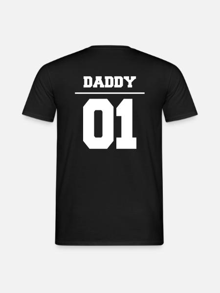 Vater Daddy Partner Look - Daddys 01 - Männer T-Shirt - Schwarz