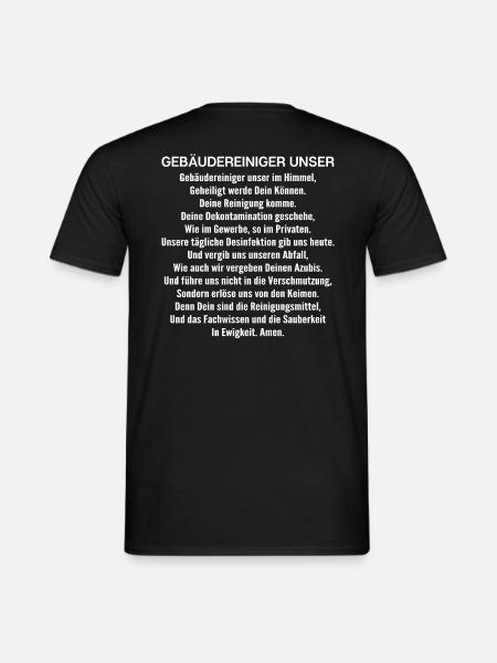 Gebäudereiniger Gebäudereinigung Reinigungstechnik - Männer T-Shirt - Schwarz