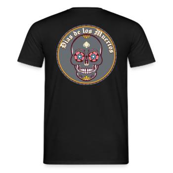 Dias de los Muertos - Men's T-Shirt - black - Back - AI Model Male 178 light (178cm)