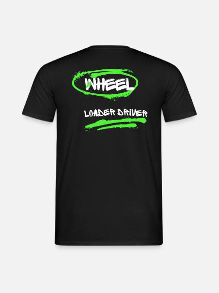 Wheel Loader Driver Graffiti - Men's T-Shirt - black