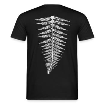 Fern Leaf, Unisex, Backprint | Fern T-Shirt - Men's T-Shirt - black - Back - AI Model Male 178 light (178cm)