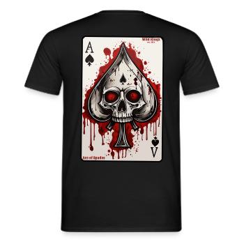 Pik - Männer T-Shirt - Schwarz - Hinten - AI Model Male 178 light (178cm)