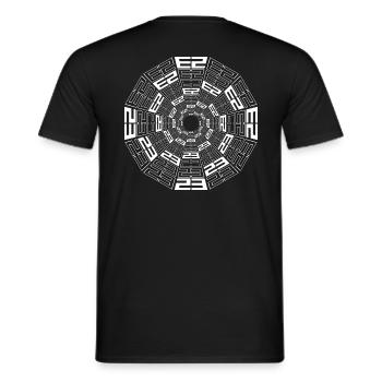 Tekno 23 spirale - T-shirt homme - noir - Dos - AI Model Male 178 light (178cm)