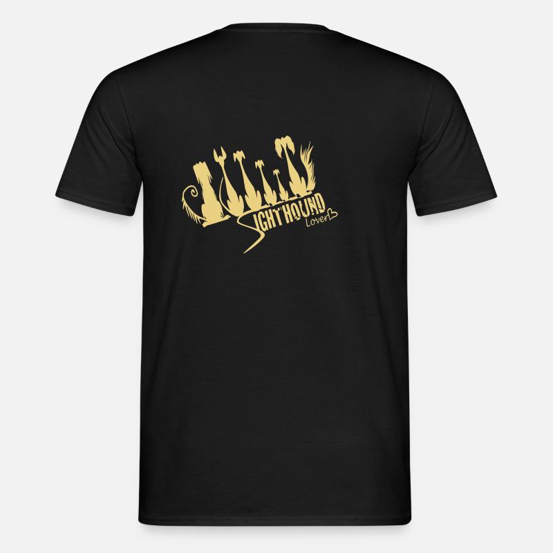 sighthound_lover - T-shirt homme - noir