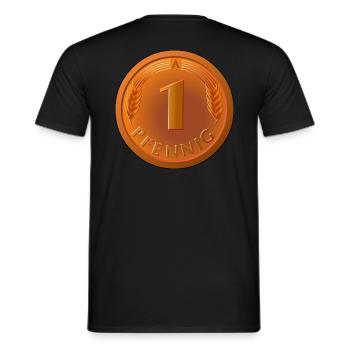 penny - T-shirt homme - noir - Dos - AI Model Male 178 light (178cm)