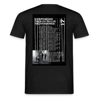 Everybody Dies Back - Männer T-Shirt - Schwarz - Hinten - AI Model Male 178 light (178cm)