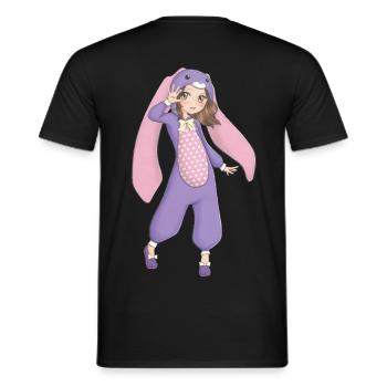 Manga - Men's T-Shirt - black - Back - AI Model Male 178 light (178cm)