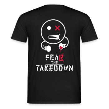 MMA Fighter - Männer T-Shirt - Schwarz - Hinten - AI Model Male 178 light (178cm)