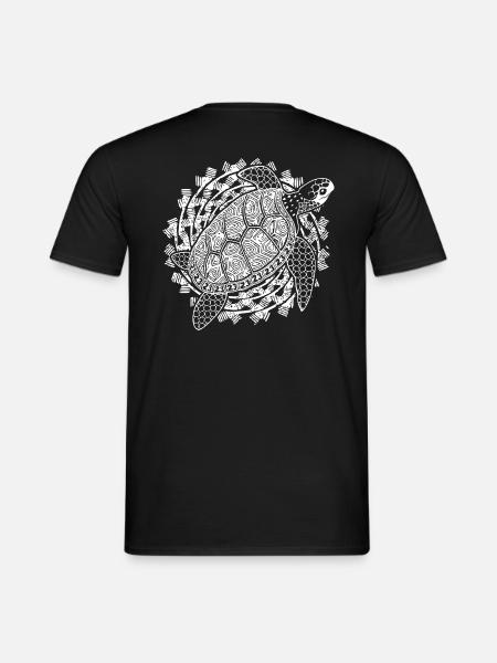 Turtle 23 - Männer T-Shirt - Schwarz