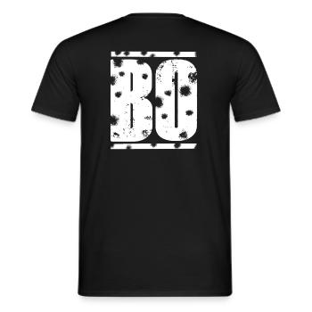 Bo Gift Idée Cadeau - T-shirt homme - noir - Dos - AI Model Male 178 light (178cm)