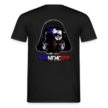 french fried - Männer T-Shirt - Schwarz - Hinten - AI Model Male 178 light (178cm)