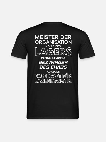 Fachkraft für Lagerlogistik - Männer T-Shirt - Schwarz