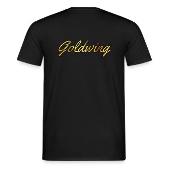 Goldwing gift gift idea - Men's T-Shirt - black - Back - AI Model Male 178 light (178cm)