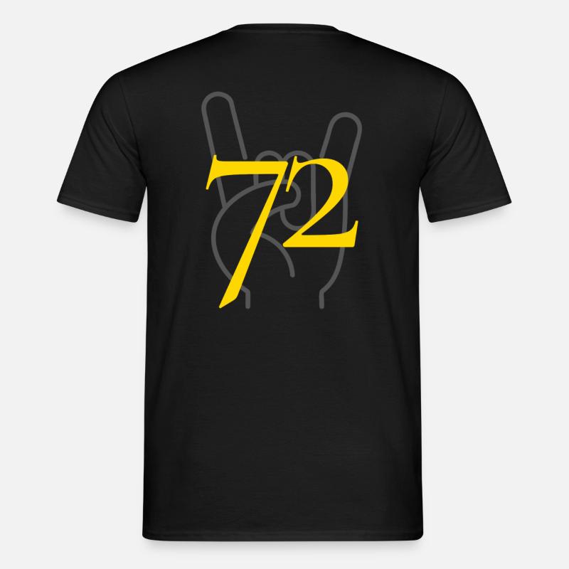 72_rocks - Männer T-Shirt - Schwarz