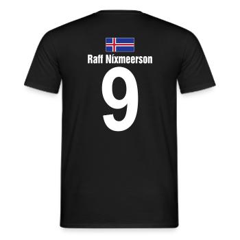 Lustiges Vatertag Island Sauf Trikot Mallorca Fußb - Männer T-Shirt - Schwarz - Hinten - AI Model Male 178 light (178cm)