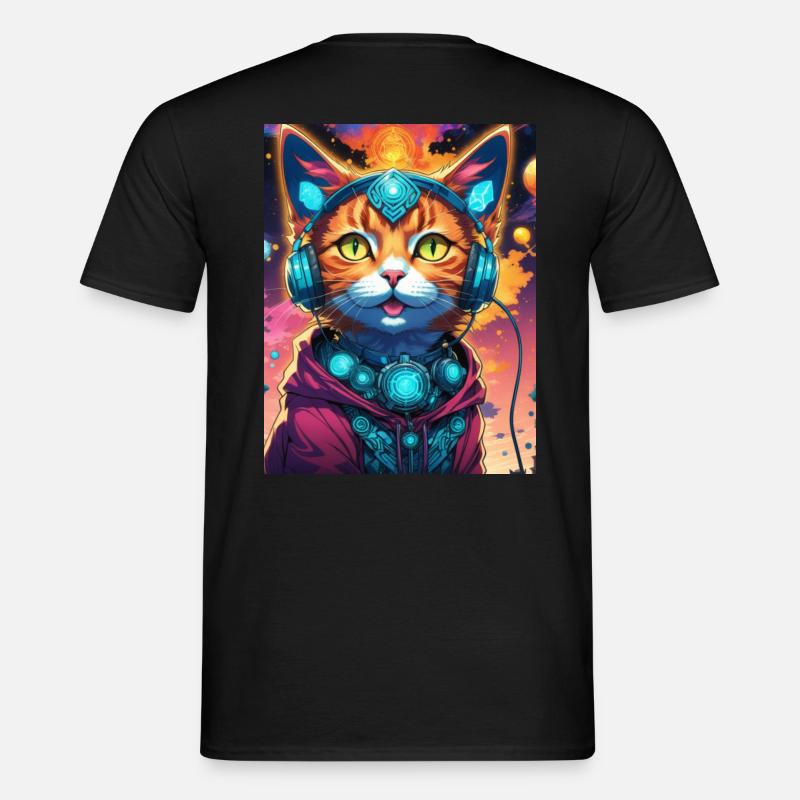 Psy Katze 2.0 - Männer T-Shirt - undefined