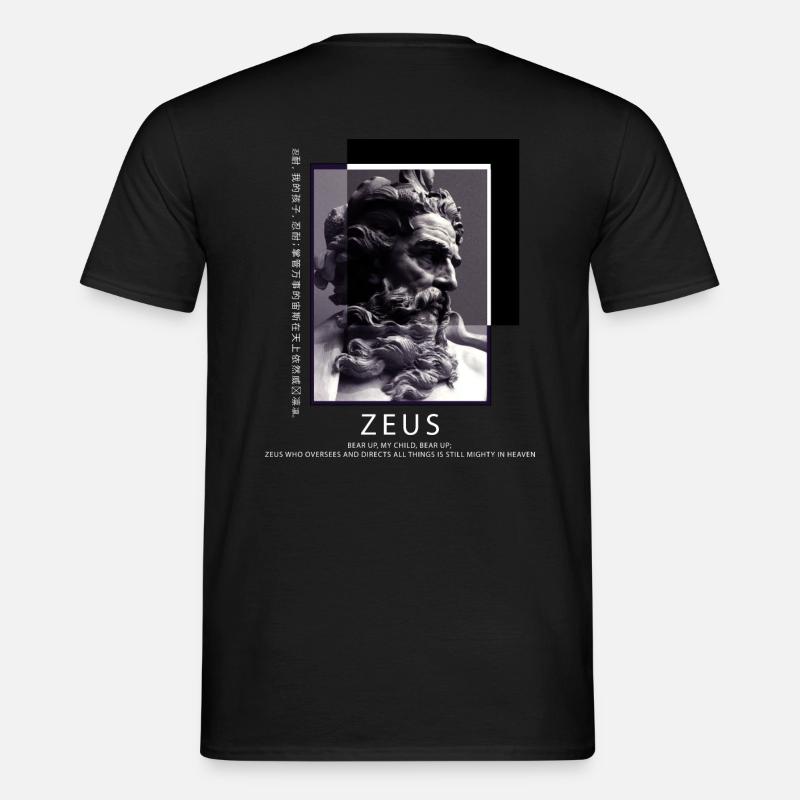 ZEUS - Männer T-Shirt - Schwarz