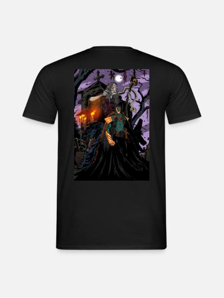 Seraphiel, Krieger des Lichts - Männer T-Shirt - Schwarz