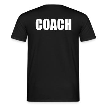 COACH - Men's T-Shirt - black - Back - AI Model Male 178 light (178cm)